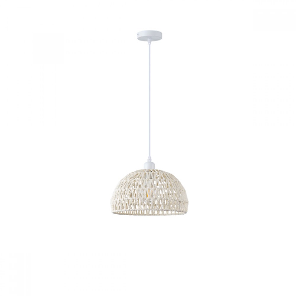 ΦΩΤΙΣΤΙΚΟ ΚΡΕΜΑΣΤΟ  ΡΑΤΤΑΝ ΚΡΕΜ  1XE27 MAX 15W 300X1270mm ΛΕΥΚΟ ARTE ILLUMINA VENTO