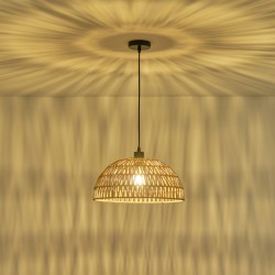 ΦΩΤΙΣΤΙΚΟ ΚΡΕΜΑΣΤΟ 1XE27 MAX 15W 390X1270mm ΚΑΦΕ ΡΑΤΤΑΝ ARTE ILLUMINA VENTO