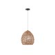 ΦΩΤΙΣΤΙΚΟ ΚΡΕΜΑΣΤΟ BAMBOO ΚΑΦΕ  1XE27  MAX 15W 300X300X300mm ARTE ILLUMINA CALYPSO
