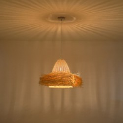 ΦΩΤΙΣΤΙΚΟ ΚΡΕΜΑΣΤΟ BAMBOO 1XE27 MAX 15W 560Χ560X330mm  ARTE ILLUMINA CALYPSO