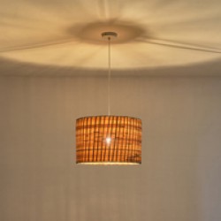 ΦΩΤΙΣΤΙΚΟ ΚΡΕΜΑΣΤΟ BAMBOO 1XE27 400Χ400X270mm ARTE ILLUMINA JUTE
