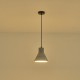 ΦΩΤΙΣΤΙΚΟ ΚΡΕΜΑΣΤΟ ΓΥΨΙΝ0 ΓΚΡΙ1XE27 MAX 15W 200X200X210mm ARTE ILLUMINA PLASTER SERIES