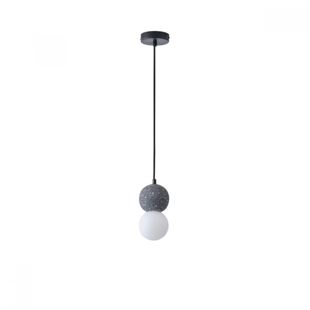 ΦΩΤΙΣΤΙΚΟ ΚΡΕΜΑΣΤΟ ΓΥΨΙΝΟ ΜΑΥΡΟ  G9 MAX 15W 100X100X210mm ARTE ILLUMINA  PLASTER SERIES