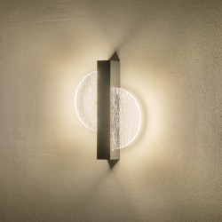 ΑΠΛΙΚΑ ΤΟΙΧΟΥ ΑΚΡΥΛΙΚΗ ΜΑΥΡΗ 6W 3000K 312lm 195Χ45mm  ARTE ILLUMINA ERATO