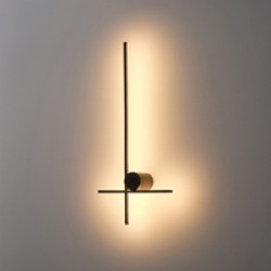 ΑΠΛΙΚΑ TOIXOY LED 12W 3000K 1200lm 600x200x60mm MΕΤΑΛΛΟ ΜΑΥΡΟ ARTE ILLUMINA CLIO