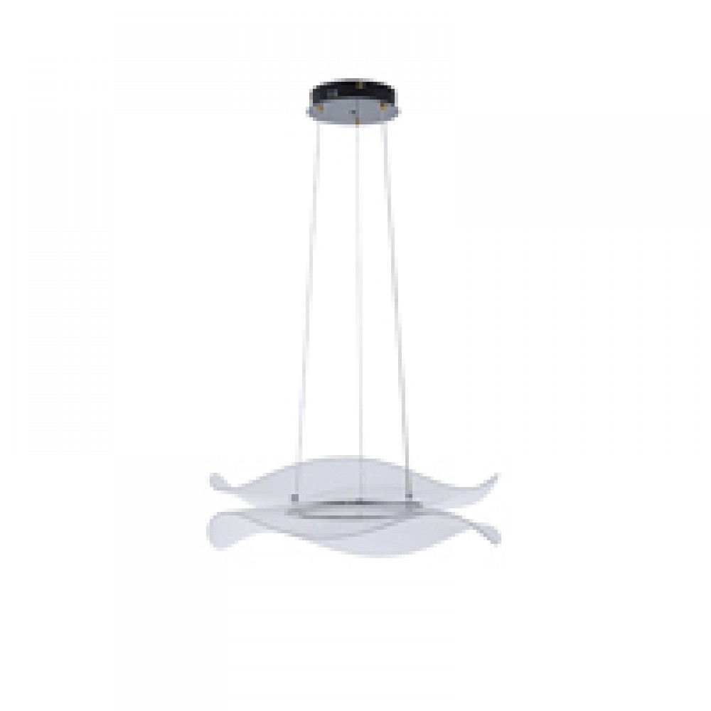 ΦΩΤΙΣΤΙΚΟ ΚΡΕΜΑΣΤΟ ΑΚΡΥΛΙΚΟ ΣΤΡΟΓΓΥΛΟ LED 48W Ø 540mm 3000K 4320lm ΜΑΥΡΟ ARTE ILLUMINA FIRENZE
