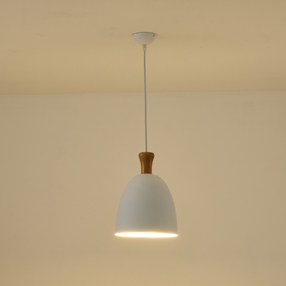 ΦΩΤΙΣΤΙΚΟ ΚΡΕΜΑΣΤΟ  ΜΕΤΑΛΛΙΚΟ1XΕ27 MAX 15W 230X230mm ΑΣΠΡΟ ARTE ILLUMINA SIMPLO