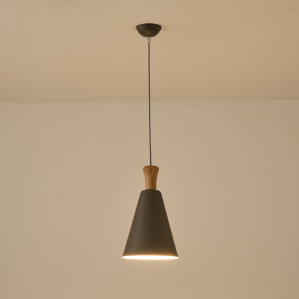 ΦΩΤΙΣΤΙΚΟ ΚΡΕΜΑΣΤΟ  ΜΕΤΑΛΛΙΚΟ 1XΕ27 MAX15W 200X1380mm ΓΚΡΙ ARTE ILLUMINA SIMPLO