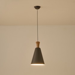 ΦΩΤΙΣΤΙΚΟ ΚΡΕΜΑΣΤΟ  ΜΕΤΑΛΛΙΚΟ 1XΕ27 MAX15W 200X1380mm ΓΚΡΙ ARTE ILLUMINA SIMPLO
