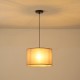 ΦΩΤΙΣΤΙΚΟ ΚΡΕΜΑΣΤΟ ΥΦΑΣΜΑ ΓΚΡΙ 1XΕ27 MAX 15W Φ380Χ240mm ARTE ILLUMINA SOHO