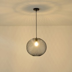 ΦΩΤΙΣΤΙΚΟ ΚΡΕΜΑΣΤΟ ΜΕΤΑΛΛΙΚΟ 1XE27  MAX 15W 250X250X1280mm ΜΑΥΡΟ ARTE ILLUMINA OGGI