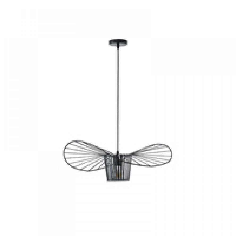 ΦΩΤΙΣΤΙΚΟ ΚΡΕΜΑΣΤΟ ΜΕΤΑΛΛΙΚΟ 1XE27  Max 15W 600X600X1270mm ΜΑΥΡΟ ARTE ILLUMINA OGGI