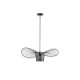 ΦΩΤΙΣΤΙΚΟ ΚΡΕΜΑΣΤΟ ΜΕΤΑΛΛΙΚΟ 1XE27  Max 15W 600X600X1270mm ΜΑΥΡΟ ARTE ILLUMINA OGGI