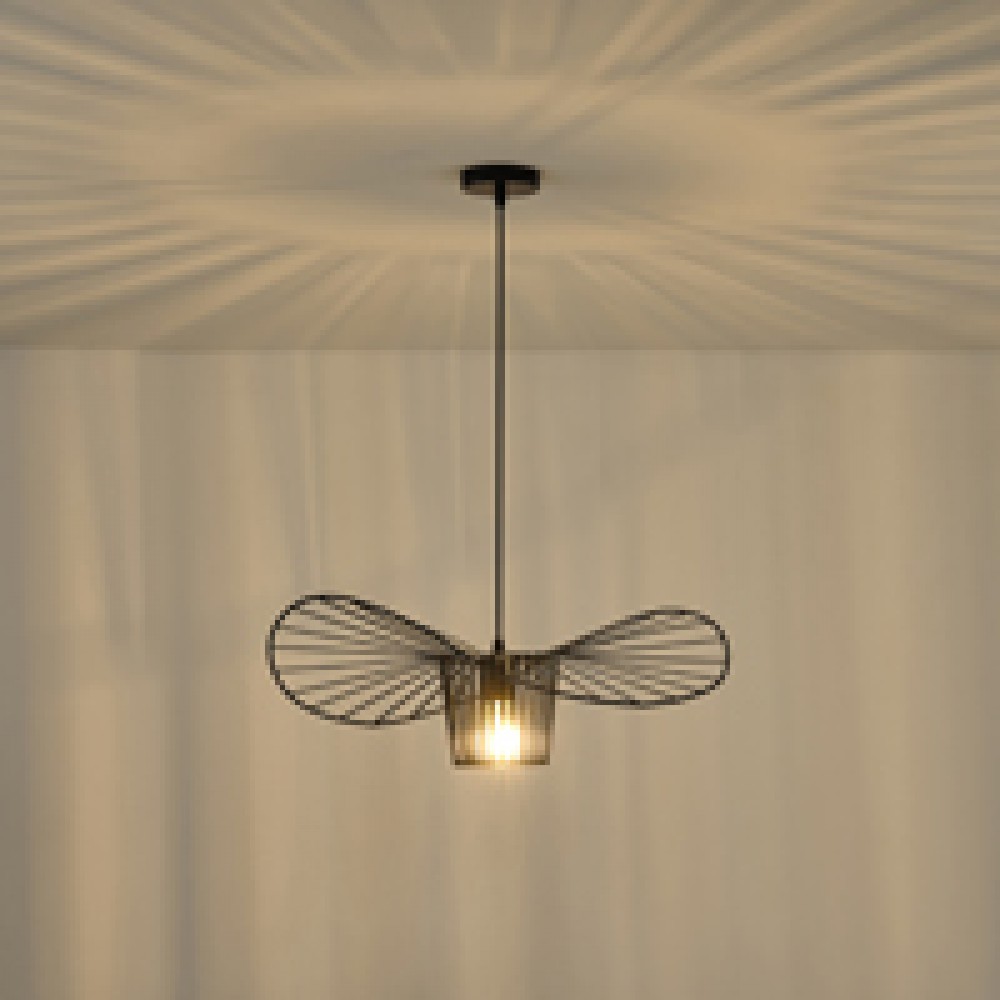 ΦΩΤΙΣΤΙΚΟ ΚΡΕΜΑΣΤΟ ΜΕΤΑΛΛΙΚΟ 1XE27  Max 15W 600X600X1270mm ΜΑΥΡΟ ARTE ILLUMINA OGGI