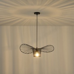 ΦΩΤΙΣΤΙΚΟ ΚΡΕΜΑΣΤΟ ΜΕΤΑΛΛΙΚΟ 1XE27  Max 15W 600X600X1270mm ΜΑΥΡΟ ARTE ILLUMINA OGGI