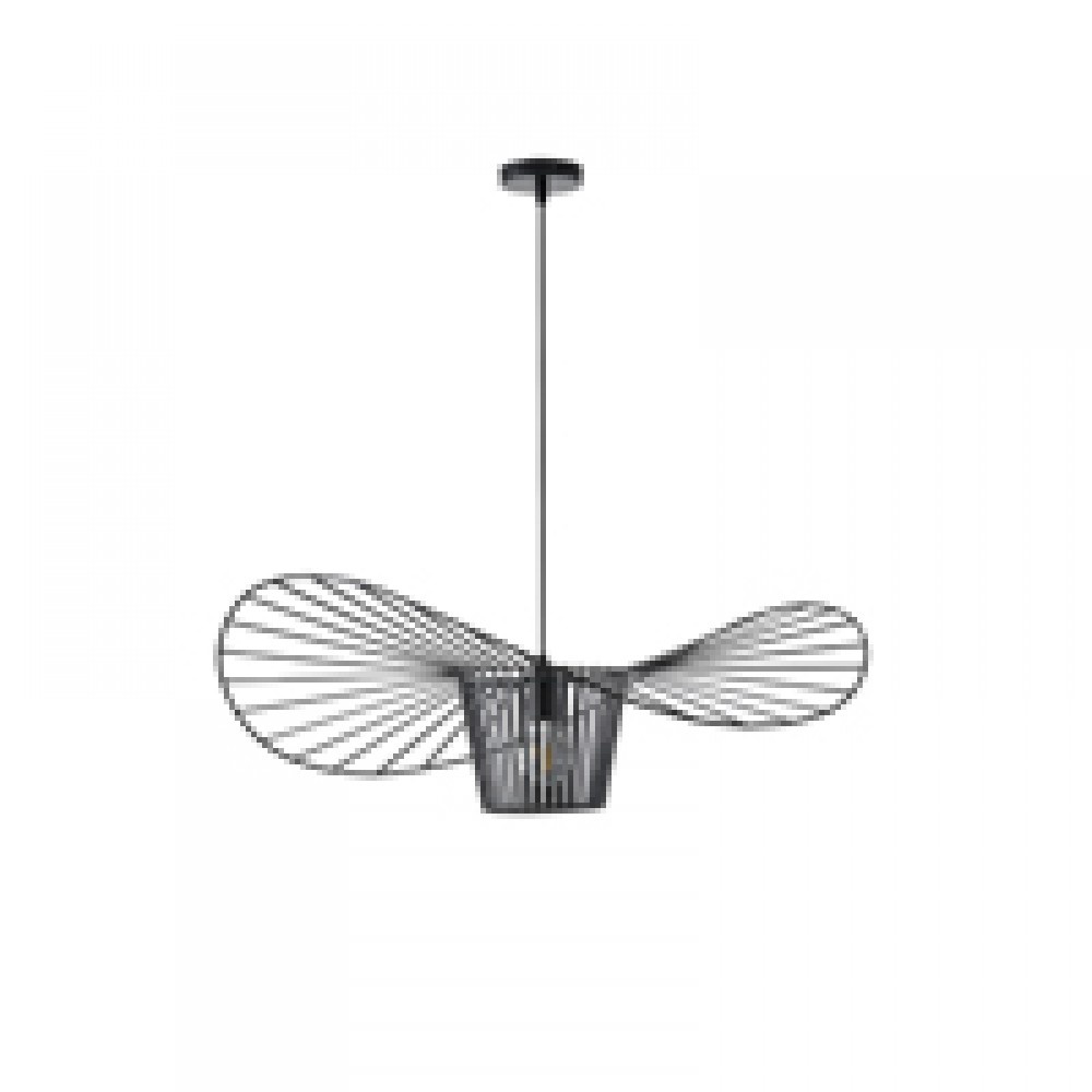 ΦΩΤΙΣΤΙΚΟ ΚΡΕΜΑΣΤΟ ΜΕΤΑΛΛΙΚΟ 1XE27  Max 15W 800X800X1270mm ΜΑΥΡΟ ARTE ILLUMINA OGGI