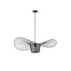 ΦΩΤΙΣΤΙΚΟ ΚΡΕΜΑΣΤΟ ΜΕΤΑΛΛΙΚΟ 1XE27  Max 15W 800X800X1270mm ΜΑΥΡΟ ARTE ILLUMINA OGGI