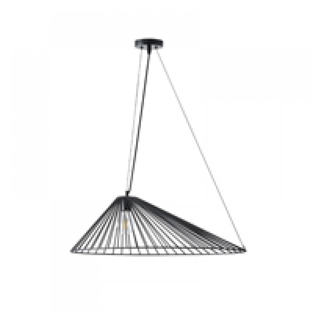 ΦΩΤΙΣΤΙΚΟ ΚΡΕΜΑΣΤΟ ΜΕΤΑΛΛΙΚΟ 1XE27  Max 15W 600X390X1300Dmm ΜΑΥΡΟ ARTE ILLUMINA OGGI
