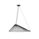ΦΩΤΙΣΤΙΚΟ ΚΡΕΜΑΣΤΟ ΜΕΤΑΛΛΙΚΟ 1XE27  Max 15W 600X390X1300Dmm ΜΑΥΡΟ ARTE ILLUMINA OGGI