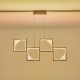 ΦΩΤΙΣΤΙΚΟ ΟΡΟΦΗΣ ΑΛΟΥΜΙΝΙΟΥ LED 36W 3000K 850lm 820X16X1340mm ΜΑΥΡΟ ARTE ILLUMINA SQUARE