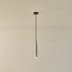 ΦΩΤΙΣΤΙΚΟ ΚΡΕΜΑΣΤΟ ΓΥΨΙΝΟ ΛΕΥΚΟ GU10 MAX 3W 45X45X300mm ARTE ILLUMINA SALPICO