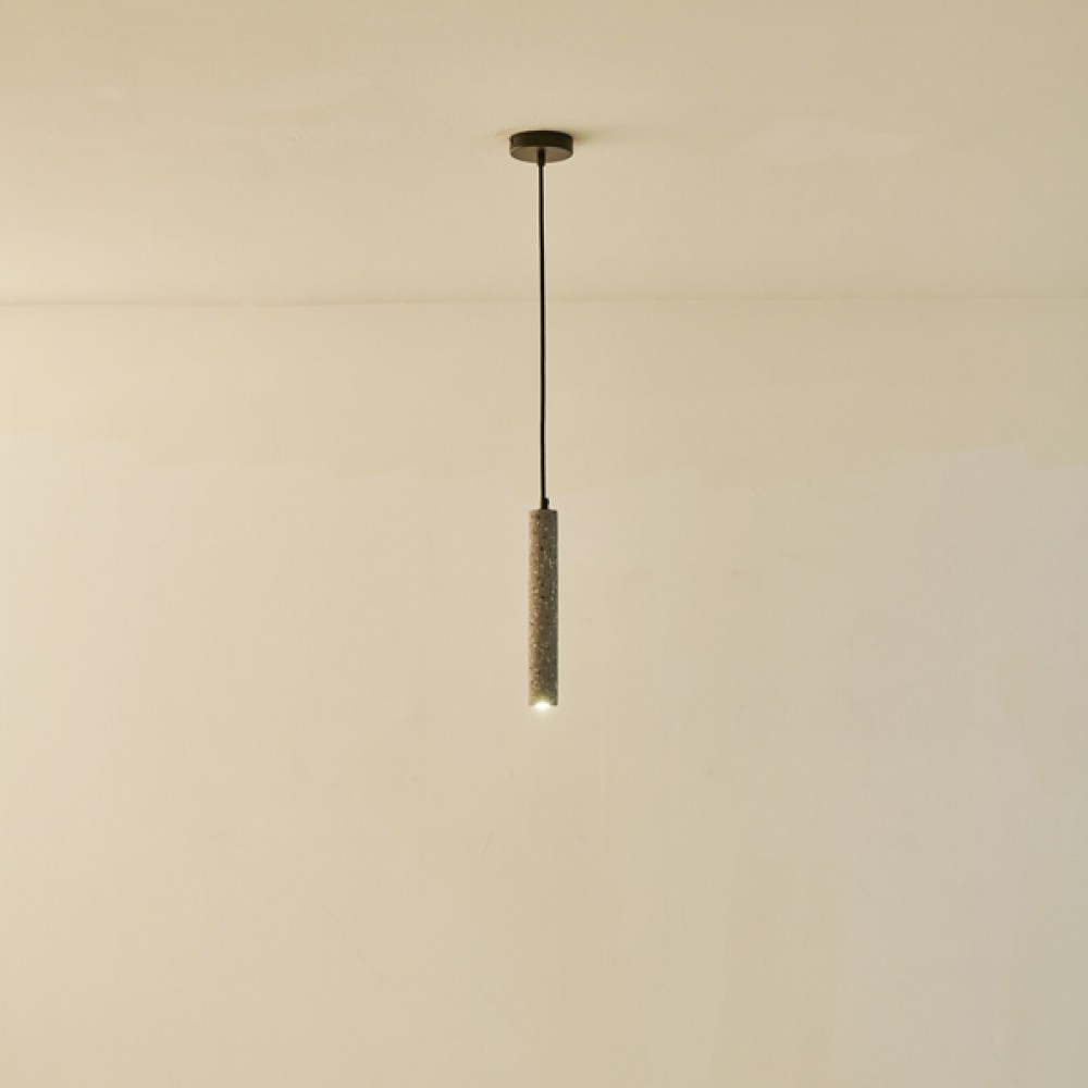 ΦΩΤΙΣΤΙΚΟ ΚΡΕΜΑΣΤΟ ΓΥΨΙΝΟ ΓΚΡΙ GU10 MAX 3W 45X45X300mm ARTE ILLUMINA SALPICO