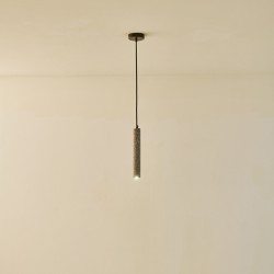 ΦΩΤΙΣΤΙΚΟ ΚΡΕΜΑΣΤΟ ΓΥΨΙΝΟ ΓΚΡΙ GU10 MAX 3W 45X45X300mm ARTE ILLUMINA SALPICO