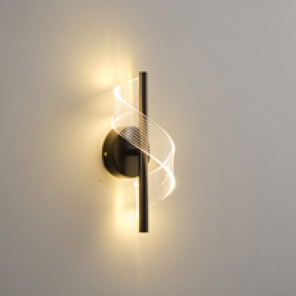 ΑΠΛΙΚΑ ΜΑΥΡΗ ΑΚΡΥΛΙΚΗ 8W 720lm 3000K 650X490mm ARTE ILLUMINA SILK