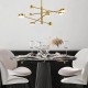 ΦΩΤΙΣΤΙΚΟ ΚΡΕΜΑΣΤΟ 8ΦΩΤΟ LED 60W 140X57 ΧΡΥΣΟ- EUROLAMP