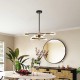 ΦΩΤΙΣΤΙΚΟ ΚΡΕΜΑΣΤΟ 6ΦΩΤΟ LED 42W 3CCT 88X65 ΜΑΥΡΟ/ΧΡΥΣΟ- EUROLAMP