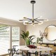 ΦΩΤΙΣΤΙΚΟ ΚΡΕΜΑΣΤΟ 9ΦΩΤΟ LED 63W 3CCT 88X65 ΜΑΥΡΟ/ΧΡΥΣΟ- EUROLAMP