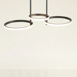 ΦΩΤΙΣΤΙΚΟ ΚΡΕΜΑΣΤΟ 3ΦΩΤΟ LED 34W 700X280X250 ΜΑΥΡΟ - EUROLAMP