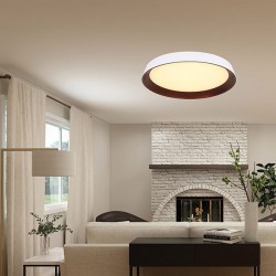 ΠΛΑΦΟΝΙΕΡΑ LED 60W Φ700X90 3000Κ ΛΕΥΚΗ/ΜΠΡΟΝΖΕ - EUROLAMP