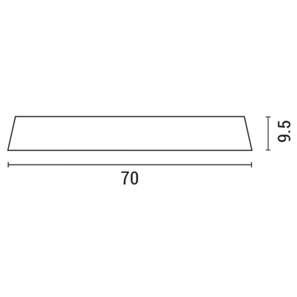 ΠΛΑΦΟΝΙΕΡΑ LED 60W Φ700X90 3000Κ ΛΕΥΚΗ/ΜΠΡΟΝΖΕ - EUROLAMP