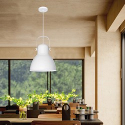 ΦΩΤΙΣΤΙΚΟ ΚΑΜΠΑΝΑ Ε27 ΛΕΥΚΗ/ΛΕΥΚΗ - Eurolamp