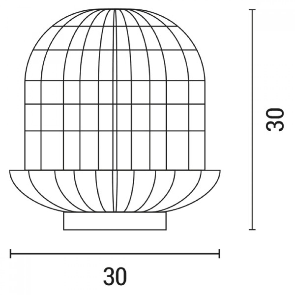 ΠΟΡΤΑΤΙΦ E27 ΒΑΣΗ ΞΥΛΟ & RATTAN Φ29X30 ΓΚΡΙ - Eurolamp