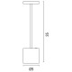 ΠΟΡΤΑΤΙΦ ΑΦΗΣ ΕΠΑΝΑΦΟΡΤΙΖΟΜΕΝΟ LED 4W DIMMABLE ΧΡΥΣΟ - Eurolamp