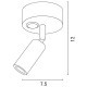 Σποτ Εξωτερικό Κινητό "ARISTON 1" 3W LED 3000K Λευκό PLUS - Eurolamp