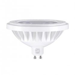 GloboStar® 60128 Σποτ LED GU10 AR111 15W 1410lm 12° AC 220-240V IP20 Φ11 x Υ6.6cm Θερμό Λευκό 2700K - 3 Χρόνια Εγγύηση