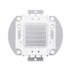 GloboStar® 73774 Υψηλής Ισχύος LED COB BRIDGELUX 50W 2500lm DC 28-32V - Μ5.6 x Π5.2 x Υ0.6cm - Μπλε - 2 Χρόνια Εγγύηση