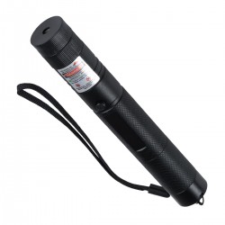 GloboStar® 78997 Φορητό Επαναφορτιζόμενο Laser Pointer 5Mw Class 3 DOT Zoom με Extra Κεφαλή για Dot Effects με Μπαταρία 18650 Li-ion 4800mAh & Φορτιστή - Πράσινο 532nm Φ2.2 x Υ15cm