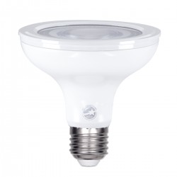 GloboStar® 60093 Λάμπα LED E27 PAR30 Σποτ 15W 1500lm 12° AC 220-240V IP20 Φ9.5 x Υ9.5cm Ψυχρό Λευκό 6000K Dimmable - 3 Χρόνια Εγγύηση