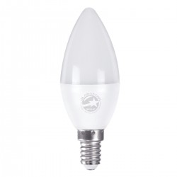 GloboStar® 60011 Λάμπα LED E14 C37 Κεράκι 8W 752lm 260° AC 220-240V IP20 Φ3.7 x Υ10cm Θερμό Λευκό 2700K - 3 Years Warranty