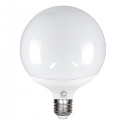 GloboStar® 60044 Λάμπα LED E27 G125 Γλόμπος 20W 1880lm 260° AC 220-240V IP20 Φ12.5 x Υ16cm Θερμό Λευκό 2700K - 3 Years Warranty