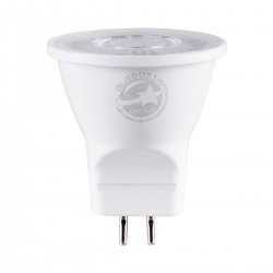 GloboStar® 60110 Σποτ LED GU5.3 MR11 3W 300lm 38° DC 12-24V IP20 Φ3.5 x Υ3.5cm Θερμό Λευκό 2700K - 3 Years Warranty