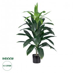 GloboStar® Artificial Garden DRACAENA SILK 20042 - Τεχνητό Διακοσμητικό Φυτό Δράκαινα Υ90cm