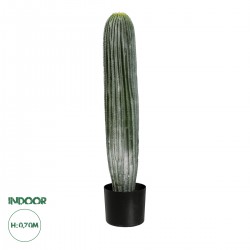 GloboStar® Artificial Garden CARNEGIEA CACTUS 20124 Τεχνητό Διακοσμητικό Φυτό Κάκτος Σαγκουάρο Υ70cm