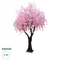 GloboStar® Artificial Garden CHERRY BLOSSOM TREE 20212 Τεχνητό Διακοσμητικό Δέντρο Άνθος Κερασιάς Υ300cm