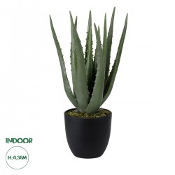 GloboStar® Artificial Garden ALOE 20064 Τεχνητό Διακοσμητικό Φυτό Αλόη Υ38cm