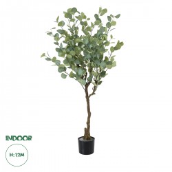 GloboStar® Artificial Garden EUCALYPTUS 20189 Τεχνητό Διακοσμητικό Φυτό Ευκάλυπτος Υ120cm